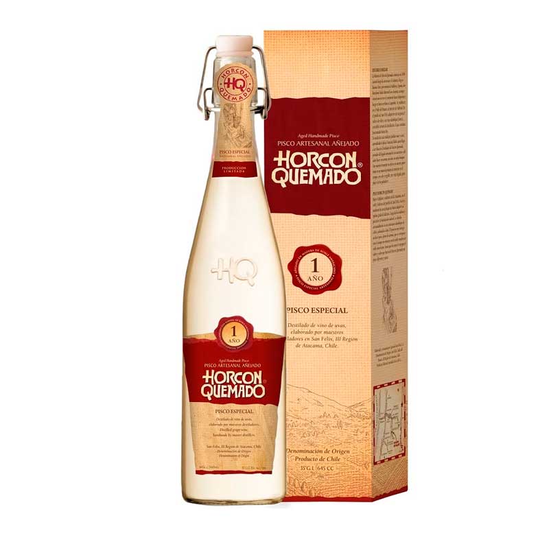 Pisco-Horcon-Quemado-1-año-645cc Pisco Horcon Quemado 1 año 645cc - Imagen 1