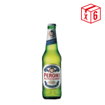 PACK PERONI BEER:(6) Cerveza Peroni 330 cc