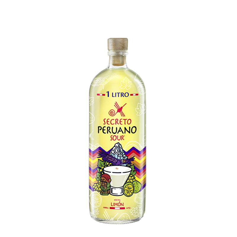 Pisco Secreto Peruano Sour Sour Secreto Peruano 1000cc - Imagen 1