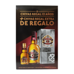 Whisky Chivas Regal 12 años 750 cc + Chivas Regal 200 cc extra