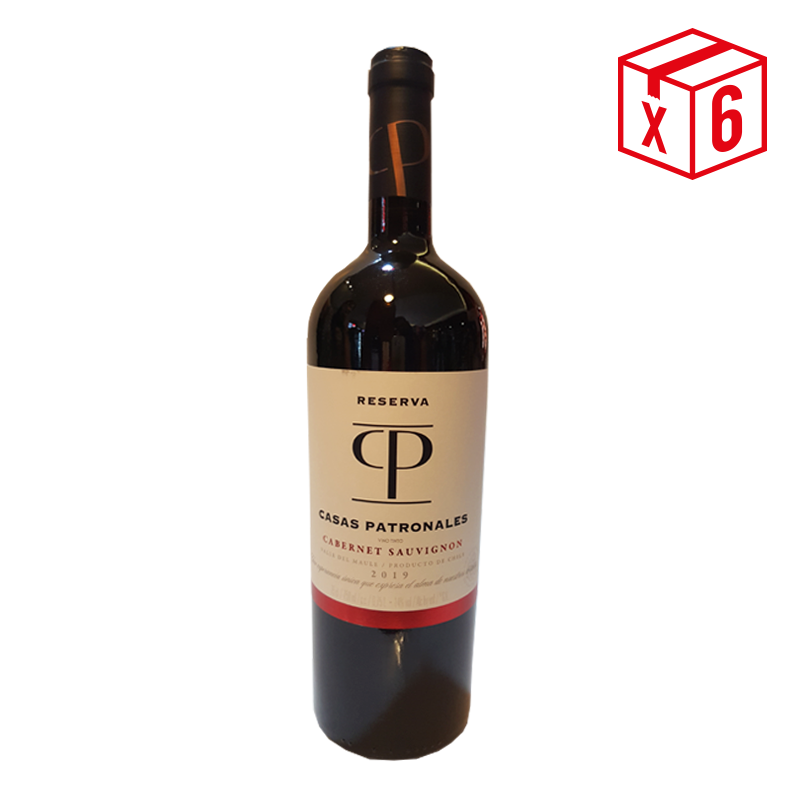 Pack x6, Casas Patronales Reserva Cabernet Sauvignon Pack x6, Casas Patronales Reserva (Cabernet Sauvignon) - Imagen 1