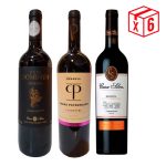 Pack x6, (2) Casa Silva Doña Dominga Black Rsva Carmenere + (2) Casas Patronales Rsva Carmenere + (2) Casa Silva Terroir de familia Carmenere