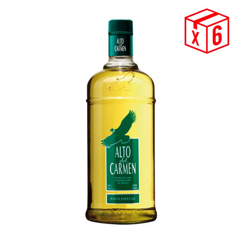 pack-x6,-pisco-alto-del-carmen-35-litro PACK PISCO LITRO: (6) Pisco Alto del Carmen 35º Litro - Imagen 1