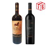 Pack x6, (3) Toro de Piedra Gran Rsva Cabernet S. + (3) Ventisquero Grey Single Block Cabernet S.