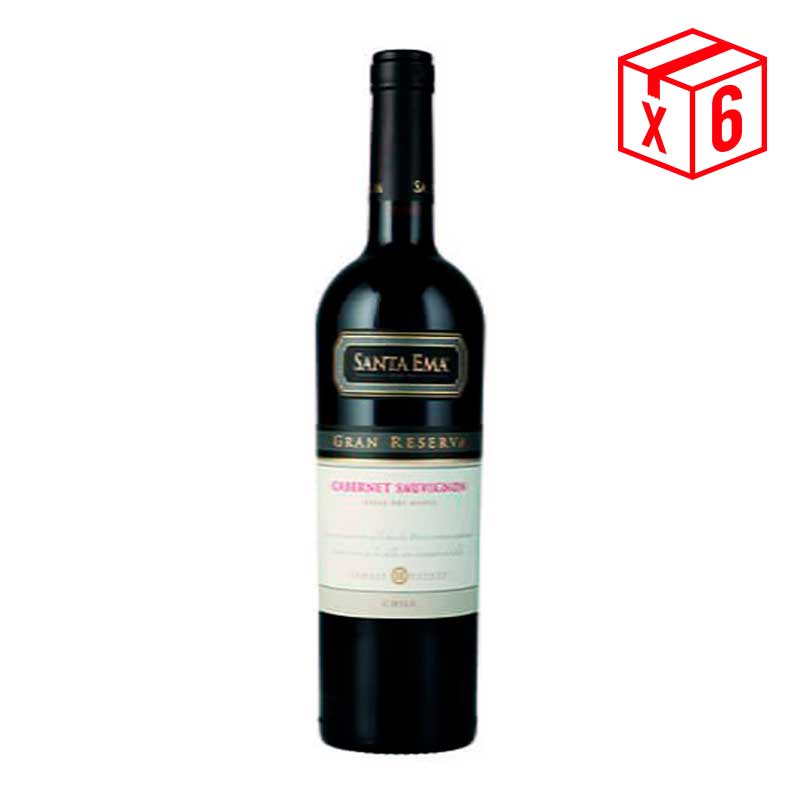 Pack-x6,-Santa-Ema-gran-reserva-cabernet Pack x6, Santa Ema Gran Rsva Cabernet S. - Imagen 1