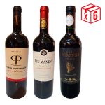 Pack x6, (2) Casas Patronales Rsva Cabernet S. + (2) Viu Manent Rsva Cabernet S. + (2)Casa Silva Dominga Black Rsva Carmenere