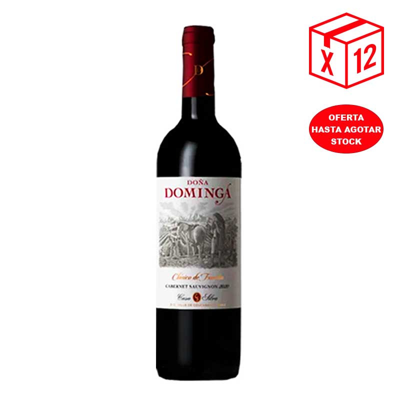 PACK-OPORTUNIDAD-CABERNET-OFERTA PACK CLÁSICO CABERNET: (12) Casa Silva Doña Dominga Clásico de Familia Cabernet S. - Imagen 1