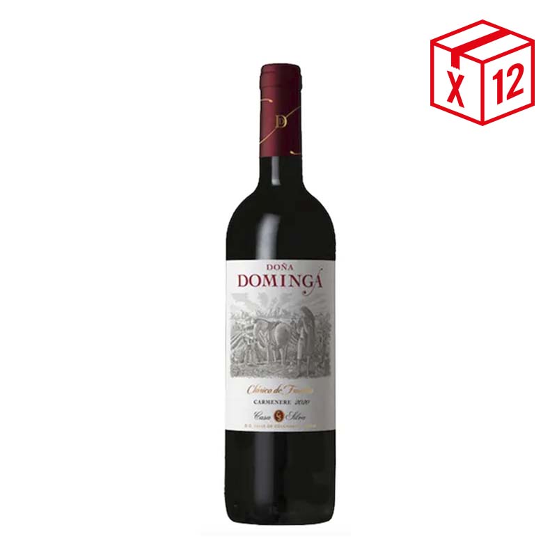 carmenere casa de flia ok PACK CLÁSICO CARMENERE: (12)Casa Silva Doña Dominga Clásico de Familia Carmenere - Imagen 1