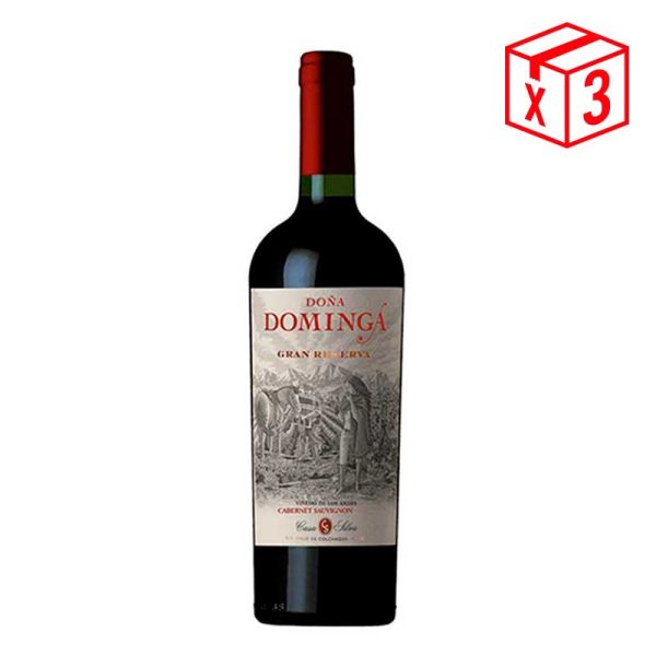 PACK DOÑA GRAN RSV CABERNET: (3) Casa Silva Doña Dominga Gran Reserva Cabernet S.